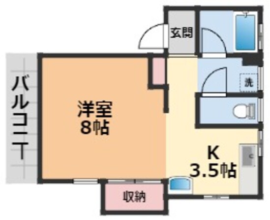 サンヴェルディ東石井の物件間取画像